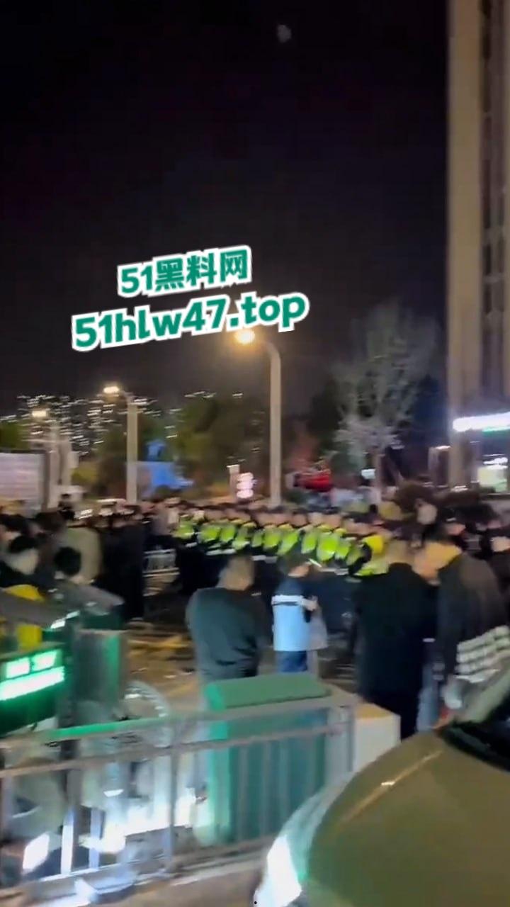 武汉海昌天澜黑箱操作换物业，据悉是两波物业公司抢地盘，一群业主也参与其中堪比古惑仔现场。-7